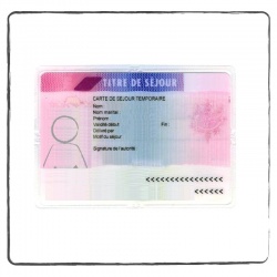 Residence permit US-FR