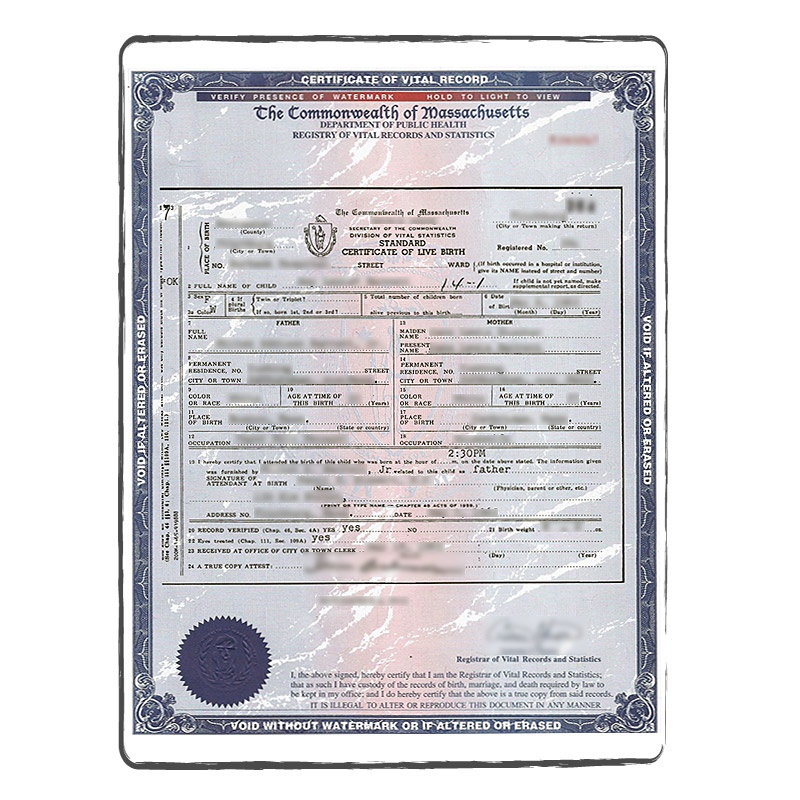 Birth Certificate translation services ACS