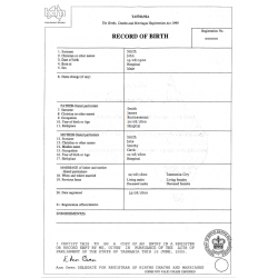 Birth Certificate translation services | ACS Onlineshop