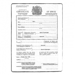 Birth certificate (short)