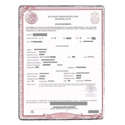 Birth certificate (short)