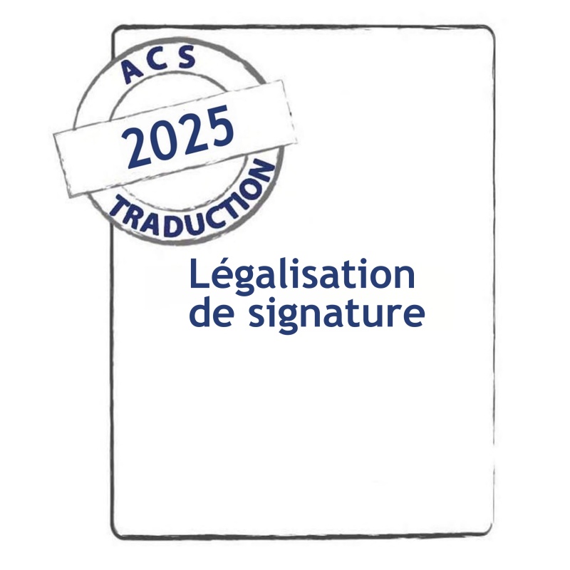 Notarized translation services | ACSTraduction